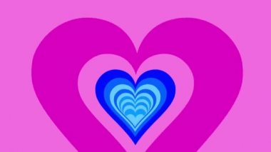 animasyonlu renkli Kalpler