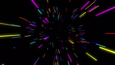 Hareketli renkli çizgiler