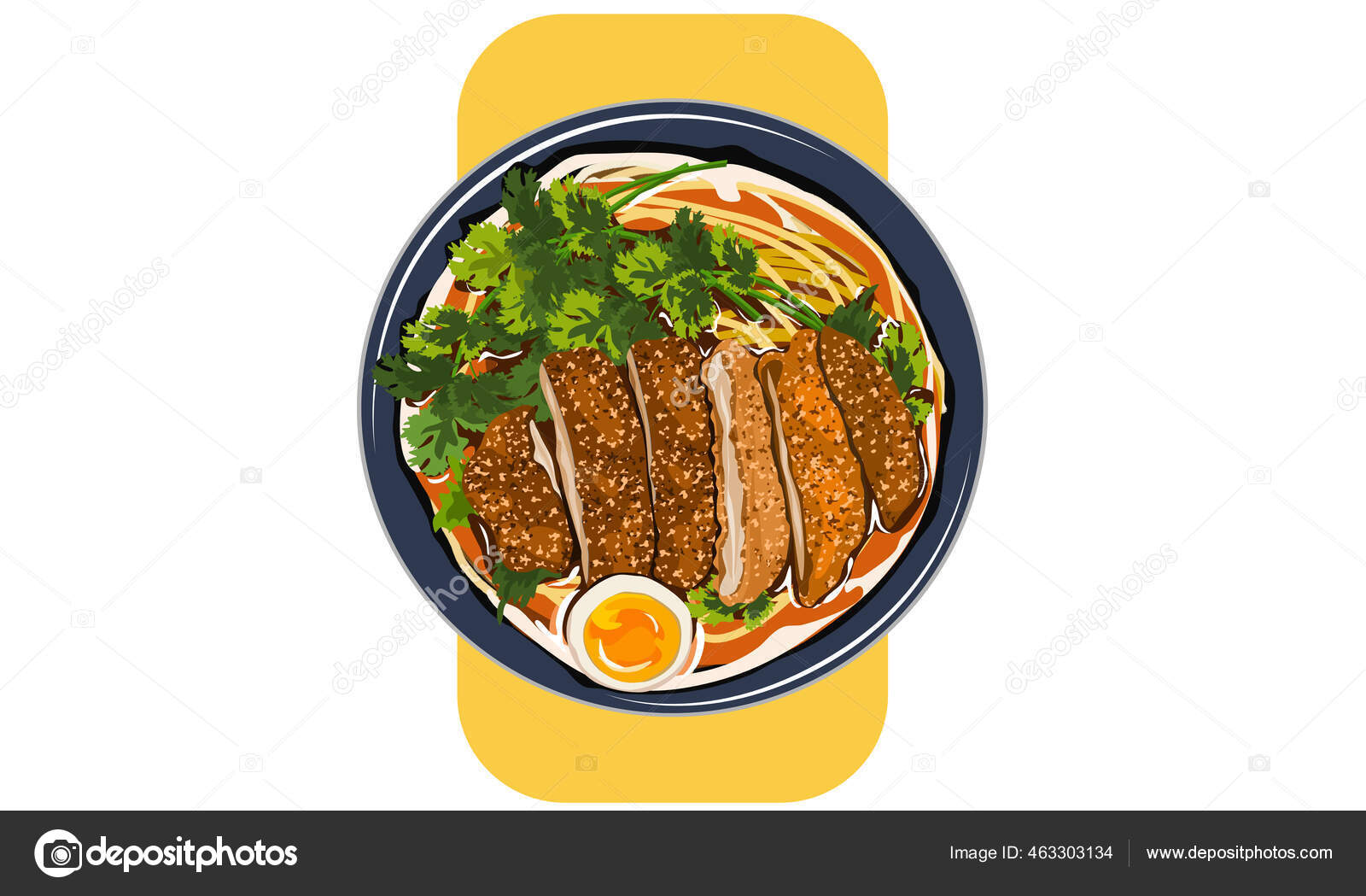 とんかつストックベクター ロイヤリティフリーとんかつイラスト Depositphotos