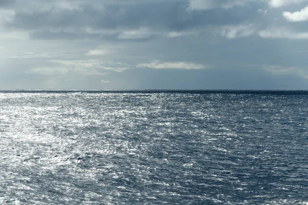 Seascape Blue Sea Calm Weather View Vessel — Stock Photo, Image