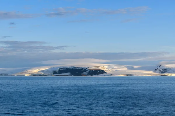 Arktiskt Landskap Sommaren Franz Jozef Land Skärgård Flora Cape Gukera — Stockfoto