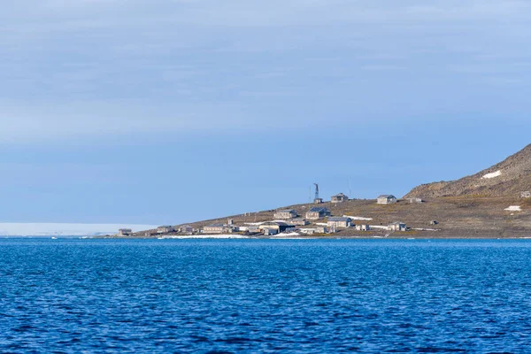 Rysk Forskning Och Polarexpedition Bas Tikhaya Bay Tikhaya Bukhta Franz — Stockfoto