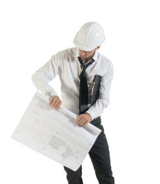 Site planları ile mühendis