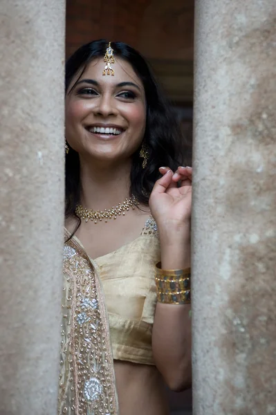 beautiful Indian woman in sari