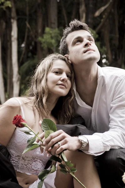 Cute couple in love — Stock Photo, Image