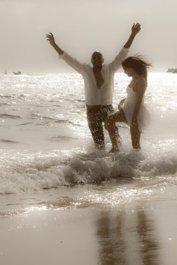 Hint yeni evli çift dans