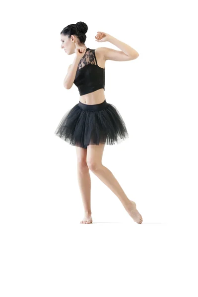 Ballerina posing in studio — Stock Photo, Image