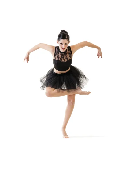 Ballerina posiert im Studio — Stockfoto