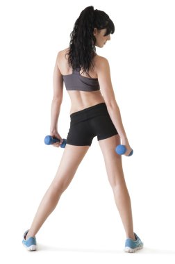 dambıl ile egzersiz erkek