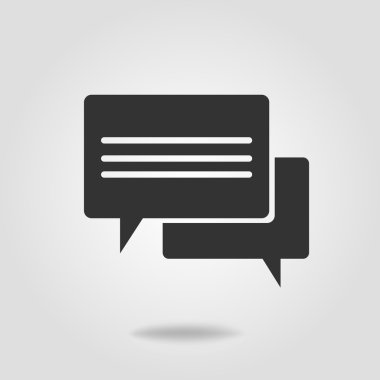 konuşma balonları simgesi