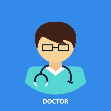 Doktor profesyonel simgesi