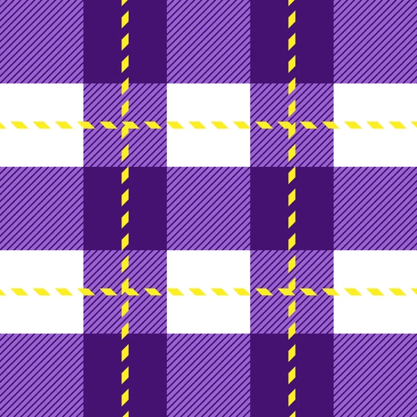 Tartan violet plaid Sans couture — Image vectorielle
