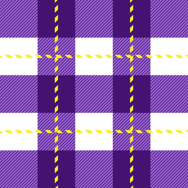 Violet tartan kostkované bezproblémová — Stockový vektor