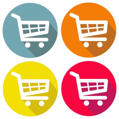 Alışveriş sepeti Icon set