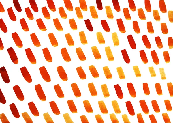 Pinceladas de color naranja — Vector de stock