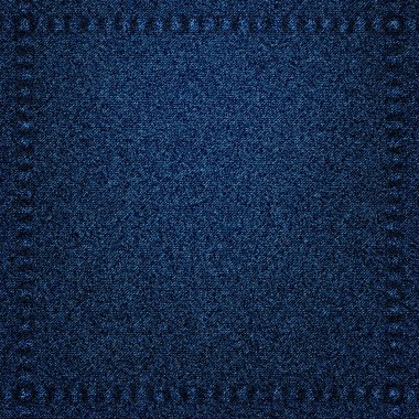 Denim jeans doku dikişleri ile. Vektör çizim