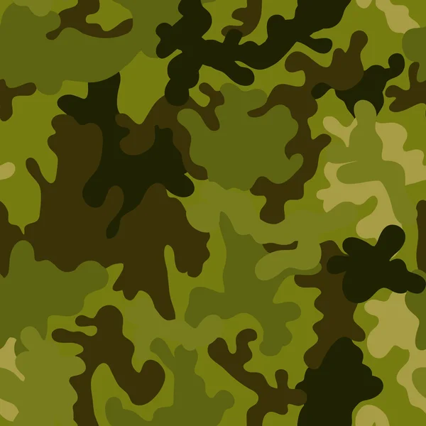 Padrão militar sem emenda. Fundo de camuflagem. Vector il — Vetor de Stock