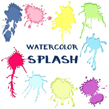 suluboya boya sıçrar