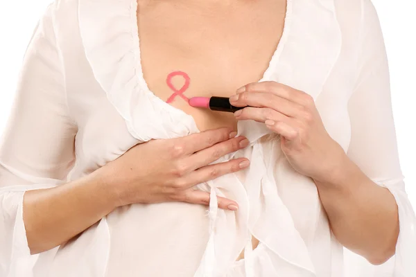 Stoppa bröstcancer Stockfoto