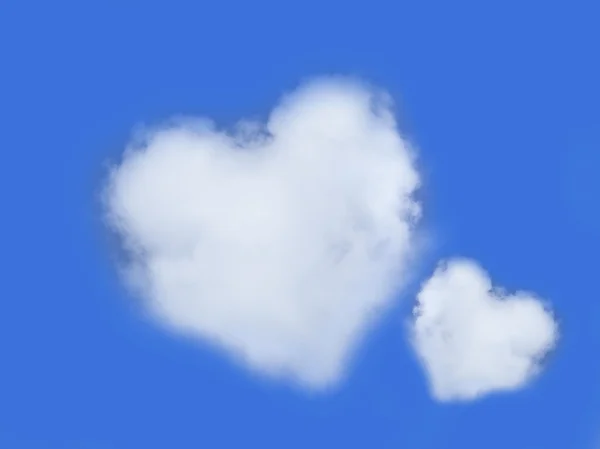 Сердце облака — стоковое фото