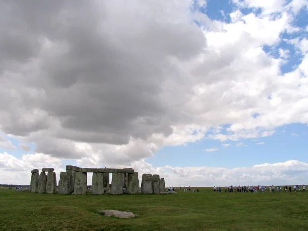 Wiltshire Großbritannien Stonehenge Ist Eines Der Berühmtesten Wahrzeichen Großbritanniens Ist — Stockfoto