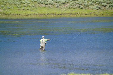 Yellowstone 'un jeotermal alanları birkaç gayzer havzasını içerir. Batı başparmağı Yellowstone Gölü kıyısında.