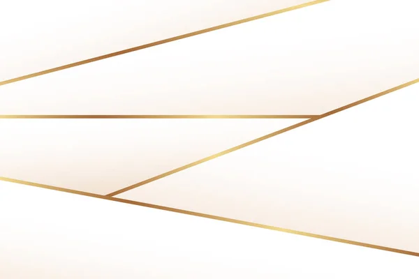 Современная Геометрическая Роскошь Фона Бизнеса Презентации Поздравительной Открытки Золотыми Линиями — стоковый вектор