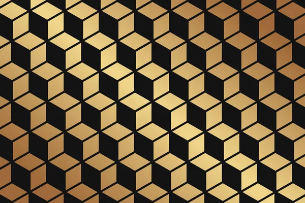 Современная Геометрическая Роскошь Фона Бизнеса Презентации Поздравительной Открытки Золотым Черным — стоковый вектор
