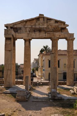 Athena Gates ve Roma Agora Atina 'da.