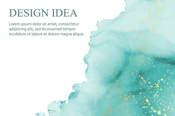 Fundo Aquarela Moderna Design Cartão Elegante Papel Parede Cartaz Com — Vetor de Stock