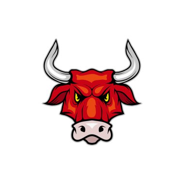 agresif boğa baş logo