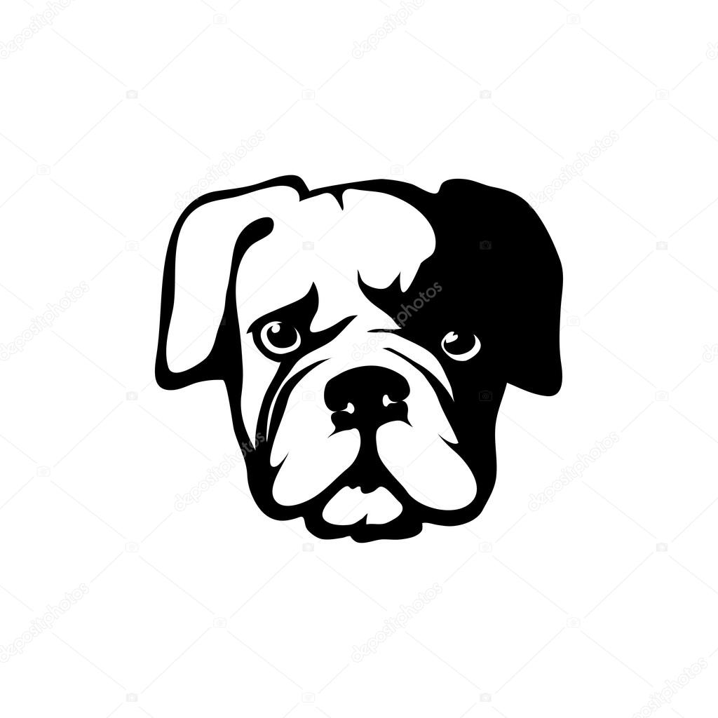 bulldog head logo