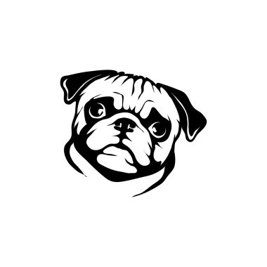 Pug köpek logosu