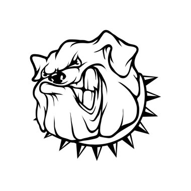 Bulldog logosu şablonu