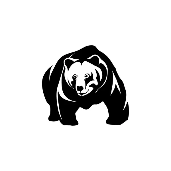 Logo dell'orso a tutta lunghezza — Vettoriale Stock