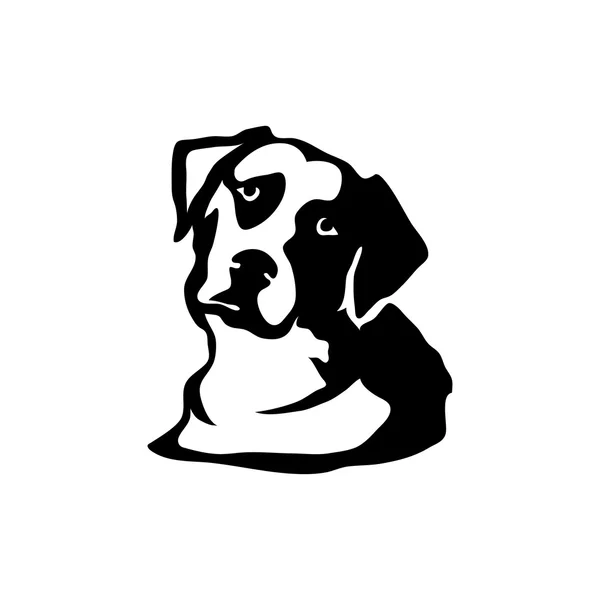 Dog logo template — Stock Vector