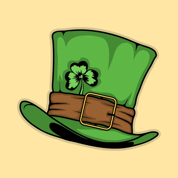 Ημέρα του St. Patrick καλλικάτζαρος καπέλο — Διανυσματικό Αρχείο