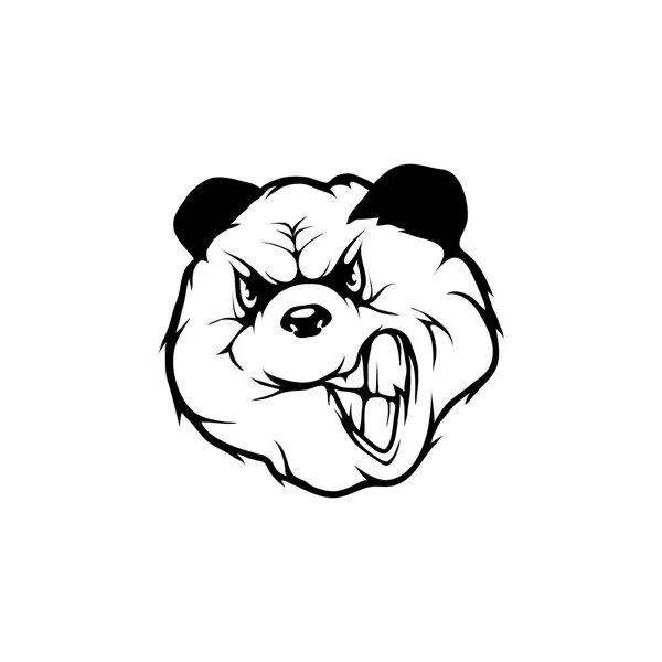 Plantilla logo Panda — Archivo Imágenes Vectoriales