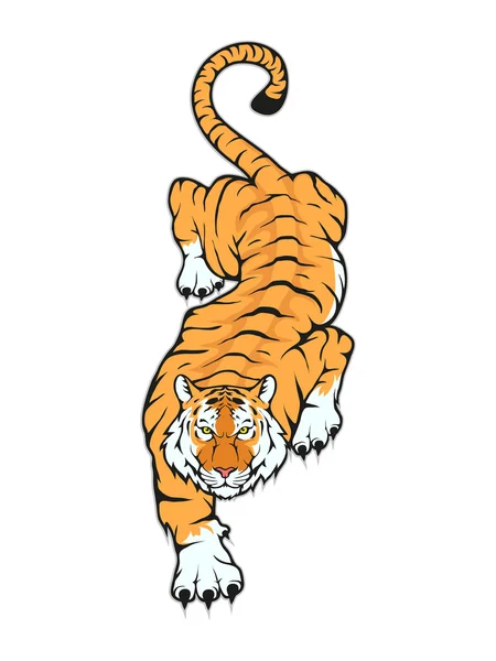 Vorlage für Tiger-Logo — Stockvektor