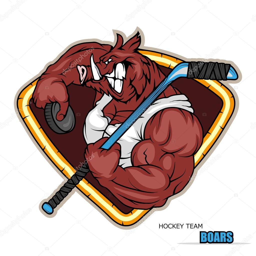 hockey emblem template