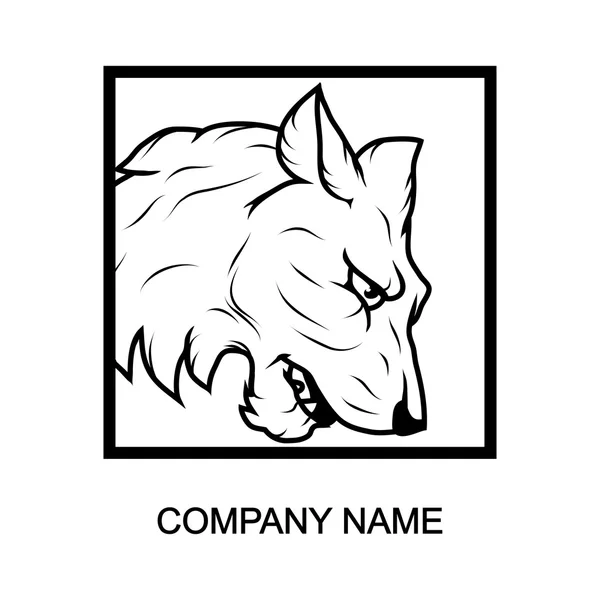 Lion logo icon — Stock Vector