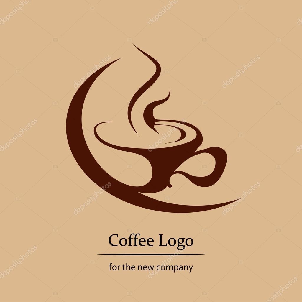 Coffee logo icon in vector
