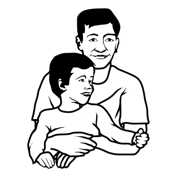 Logo de la fête des pères — Image vectorielle