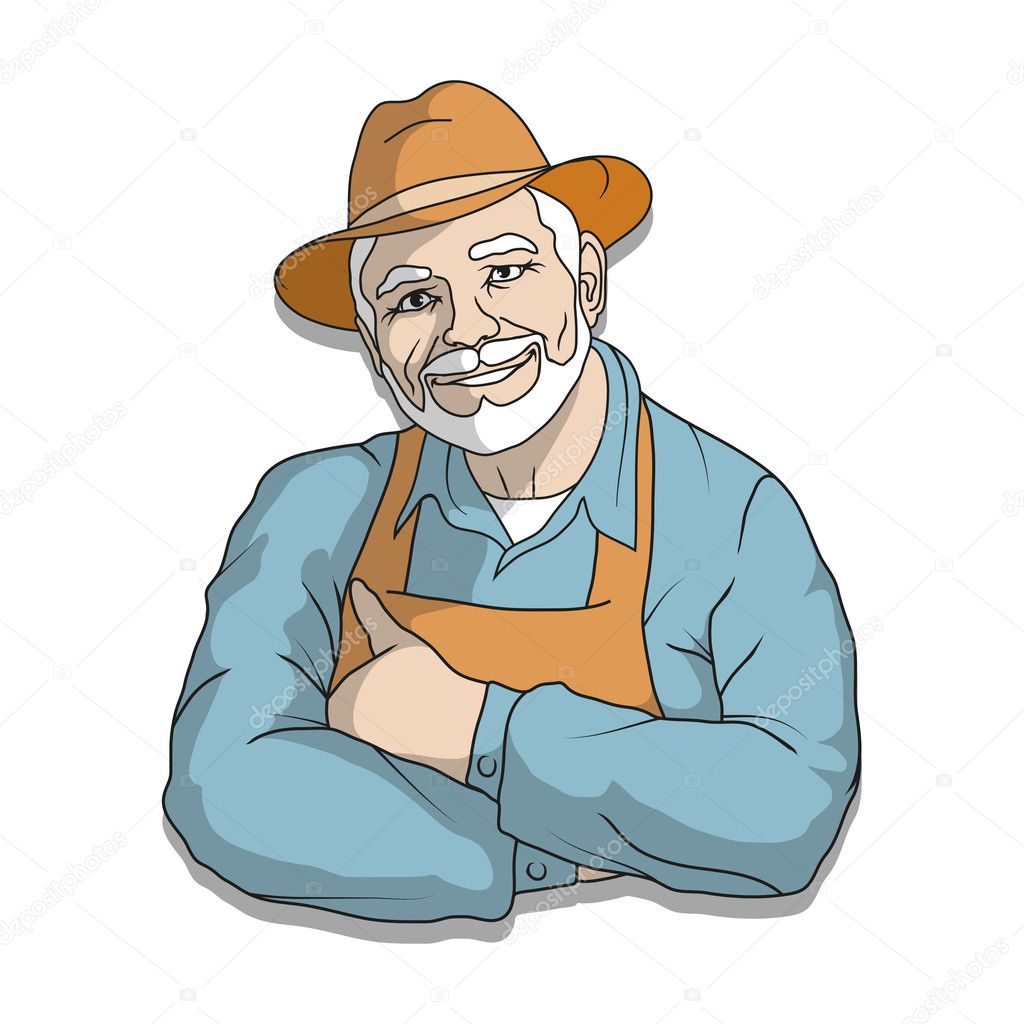 Farmer's market logo in vector