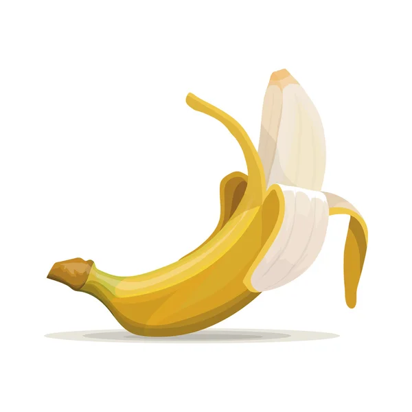 Amarelo Banana ilustração — Vetor de Stock