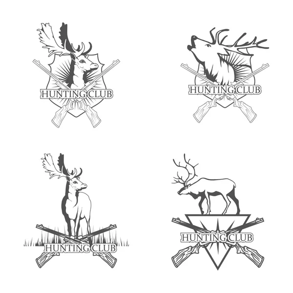 Hunting club logotyp — Stock vektor