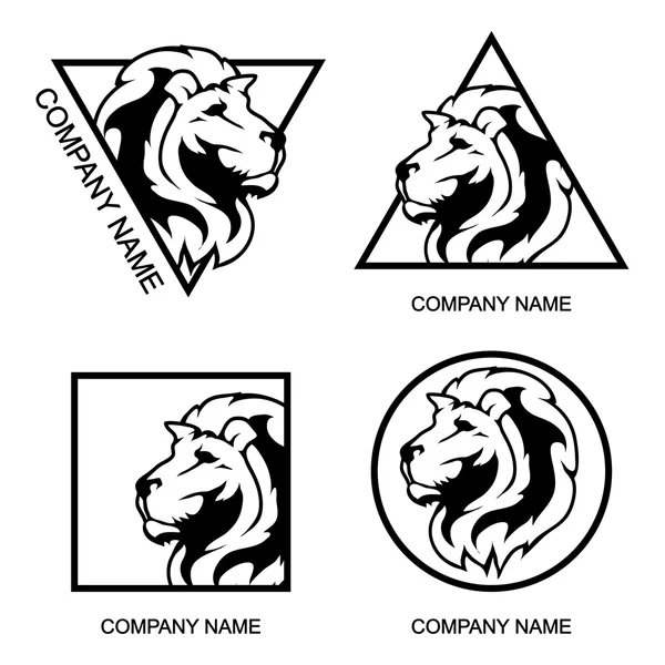 Conjunto de logotipos do Leão —  Vetores de Stock
