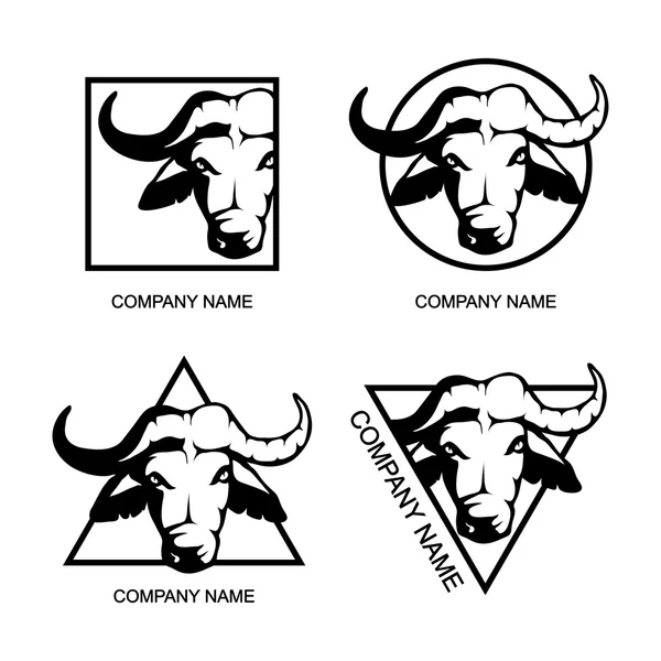 Conjunto de logos de Buffalo — Archivo Imágenes Vectoriales