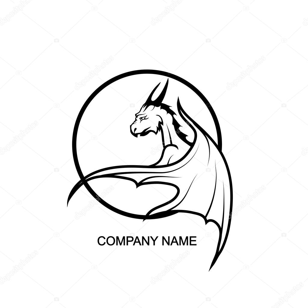 黑龙徽标图库矢量图©korniakovstock@gmail.com 113971898, image size:1024x1024