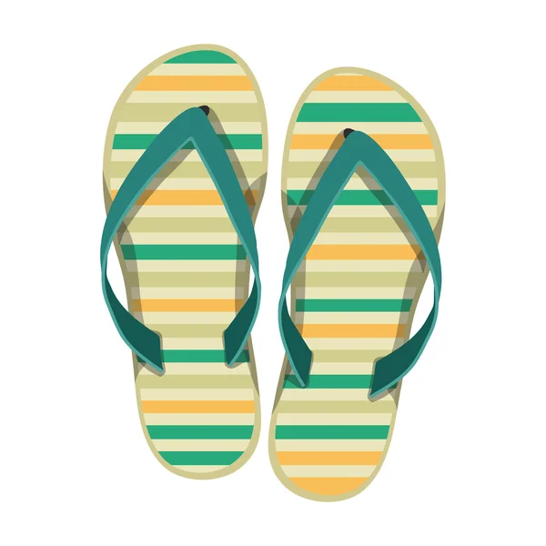 Flip flops ícone — Vetor de Stock